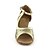 cheap Latin Shoes-Women&#039;s Latin Shoes Leatherette Buckle Sandal Buckle Chunky Heel Customizable Dance Shoes Silver / Gold