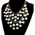 Недорогие Модные ожерелья-Shadela Broke Girls Stacked Жемчужное ожерелье