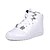 cheap Dance Sneakers-Men&#039;s Dance Sneakers / Hip-Hop Leatherette Lace-up Sneaker Lace-up Flat Heel Non Customizable Dance Shoes Black / White / Red