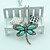 cheap Necklaces-Vintage Antique Silver Dragonfly Turquoise Necklace(Green)(1 Pc)