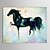 cheap Animal Paintings-Oil Painting Hand Painted - Animals Traditional Stretched Canvas