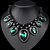 cheap Vip Deal-Tango Fashion Jewelry Rhinestone Necklace(Green,BlueNZ0080)