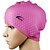 cheap Swim Caps -Unisex Waterproof Pure Color Silicone Swimming Cap