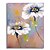 preiswerte Blumen-/Botanische Gemälde-Handgemalte modernes Blumen-Ölgemälde mit gestreckten Rahmen fertig zum Aufhängen