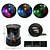 זול אורות ותפאורת לילה-1set מקרן השמים Nightlight RGB + חם סוללות AAA / USB החלפת צבעים / Wireless סוללה