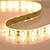voordelige LED-stripverlichting-1x5M Flexibele LED-verlichtingsstrips 300 LEDs 5730 SMD 10mm 1pc Warm wit Koel wit Waterbestendig Knipbaar Decoratief 12 V / Zelfklevend