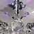 abordables Plafonniers-Moderne/Contemporain Cristal LED Montage du flux Lumière dirigée vers le bas Pour Chambre à coucher Salle à manger Couloir Blanc Crème