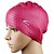 cheap Swim Caps -Unisex Waterproof Pure Color Silicone Swimming Cap