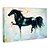 cheap Animal Paintings-Oil Painting Hand Painted - Animals Traditional Stretched Canvas