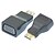 levne Adaptéry-2 v 1 1080p Mini HDMI / HDMI na VGA Video Converter Adapter