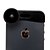 billige Fester for mobilkamera-3-i-1 sett med fiskeøyeobjektiv + vidvinkelobjektiv + makroobjektiv til iPhone 5/5S