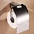 billige Badeværelsestilbehør-Toiletrulleholder Rustfrit stål Vægmonteret W15.9cm xL9cm xH14cm(W6&quot; xL4&quot; xH6&quot;) Rustfrit stål Moderne
