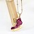 cheap Necklaces-Women&#039;s Pendant Necklace Dainty Ladies Personalized Unique Design Acrylic Rhinestone Alloy Gold / Pink Necklace Jewelry For Party Birthday Gift Daily Casual Sports