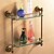 cheap Shower Caddy-Bathroom Shelf Antique Aluminum / Glass 1 pc - Hotel bath