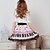 cheap Ethnic &amp; Cultural Costumes-Skirt Sweet Lolita Princess Cosplay Lolita Dress Pink Print Lolita Medium Length Skirt For Women Polyester