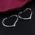cheap Earrings-Women&#039;s Cubic Zirconia Hoop Earrings - Zircon, Silver Plated Fashion Silver For Daily
