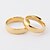 voordelige Ring-Dames Titanium Staal / Verguld Ringen voor stelletjes - Rond Modieus Gouden Ring Voor Dagelijks / Causaal