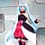 cheap Videogame Costumes-Inspired by Vocaloid Miku Video Game Cosplay Costumes Cosplay Suits / Dresses Dress Bracelet Necklace Costumes / Headband / Headband
