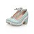 cheap Women&#039;s Heels-Women&#039;s Spring Summer Fall Winter Platform Leatherette Office &amp; Career Dress Party &amp; Evening Chunky Heel Platform Blue Pink Beige