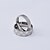 levne Fashion Ring-Dámské Snubní prsteny Stříbrná Titanová ocel Kulatý Punk Denní Ležérní Kostýmní šperky