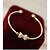 cheap Bracelets-Women&#039;s Tennis Bracelet - Gold Plated Love Unique Design, Fashion Bracelet A / B For Wedding / Party / Daily