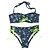 cheap Women&#039;s Swimwear &amp; Bikinis-Women&#039;s Swimwear Bikini Swimsuit Screen Color Bandeau Bathing Suits Floral