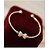 cheap Bracelets-Women&#039;s Tennis Bracelet - Gold Plated Love Unique Design, Fashion Bracelet A / B For Wedding / Party / Daily