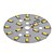 preiswerte LED-Zubehör-zdm 1 stück 9 watt 500-550lm 18 x 5730 smd leds patch led lichtquelle bord warmweiß licht 3000-3500 k aluminium substrat (dc21-24v, 300ma)