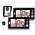 Χαμηλού Κόστους Συστήματα Ενδοεποικινωνίας Θυροτηλεόρασης-KONX Ασύρματη Φωτογραφισμένο 7 inch Hands-free Βίντεο Τηλέφωνο Πόρτας Ένα σε Δύο / CMOS / 1/3 Ίντσες / 420 Γραμμή Τηλεόρασης / #