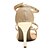 halpa Naisten sandaalit-Naiset Kengät Tekonahka Kevät Kesä Syksy T-hihna Stilettikorko Tekojalokivi Käyttötarkoitus Puku Juhlat Kulta