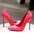 cheap Women&#039;s Heels-Women&#039;s Spring / Summer / Fall Heels Patent Leather Party &amp; Evening / Dress Stiletto Heel Rivet Black / Red / White