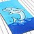 cheap Towels &amp; Robes-100% Cotton Dolphin Print Beach Towel