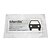 tanie Naklejki samochodowe-Merdia Dekoracja 3D PVC Carbon Fiber Film Motocykl Wrap Sticker-srebrny (20 x 12cm)