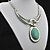cheap Necklaces-Women&#039;s Pendant Necklace Synthetic Gemstones Turquoise Alloy Pendant Necklace , Party Daily