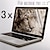 voordelige Mac-accessoires-[3-Pack] High Quality Invisible Shield Smudge Proof Screen Protector voor MacBook Pro 13.3-inch