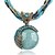 cheap Necklaces-1pc Pendant Necklace For Women&#039;s Turquoise Party Birthday Gift Alloy Twisted Yellow Red Blue Green Purple / Casual / Daily