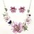 cheap Jewelry Sets-Women&#039;s Jewelry Set - Resin, Rhinestone Flower Fashion Include For Wedding Party Special Occasion / Earrings / Necklace