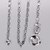 cheap Necklaces-Jewelry Chain Necklaces Wedding / Party / Daily / Casual / Sports Alloy Women Silver Wedding Gifts