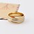 cheap Rings-Men&#039;s Women&#039;s Band Ring Golden Titanium Steel Gold Plated Round Love Gift Daily Casual Costume Jewelry
