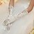 Недорогие Вечерние перчатки-стрейч атласа пальцев длина локтя свадебная / особому случаю перчатки с кружевами