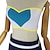 billige Anime-kostymer-Inspirert av Eventyr Lucy Heartfilia Anime  &quot;Cosplay-kostymer&quot; Japansk Cosplay-drakter Lapper Vest Skjørte BH Til Dame / Ermer / Ermer