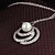 levne Náhrdelníky-Indie styl mosaz postříbřená s imitací Pearl Dámský náhrdelník