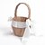 cheap Wedding Baskets &amp; Boxes-Others Flower Basket Wood / Satin / Linen 3 1/2&quot; (9 cm) Acrylic / Bowknot / Bows / Ribbons