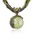 cheap Necklaces-1pc Pendant Necklace For Women&#039;s Turquoise Party Birthday Gift Alloy Twisted Yellow Red Blue Green Purple / Casual / Daily