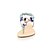 ieftine Sandale de Damă-Damă Pantofi Imitație de Piele Vară Toamnă Cu Inel pe Deget Pantofi pe Gleznă T-Curea Toc Plat Cu Piatră Semiprețioasă Cristal Pentru