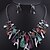 cheap Jewelry Sets-Women&#039;s Vintage Party Fashion Bridal Colorful European Jewelry Set Gemstone Alloy Jewelry Set , Wedding Special Occasion Birthday Gift