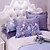 preiswerte Bettlakensets-Gemütlich Baumwolle Kissenbezug Drillich Blumen Reaktivdruck 400 Tc