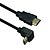 abordables Câbles HDMI-lwm ™ High Speed ​​HDMI mâle à 270 degrés coude mâle câble de 3 pieds de 1 m pour 1080p HDTV ps3 Xbox Blu-ray dvd