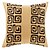 cheap Throw Pillows &amp; Covers-1 pcs Polyester Pillow Cover, Textured Office / Business Traditional Square Zipper Traditional Classic