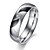 baratos Anéis-Casal Anéis de Casal - Aço Titânio Fashion 5 / 6 / 7 Prata Para Casamento / Festa / Diário / Strass